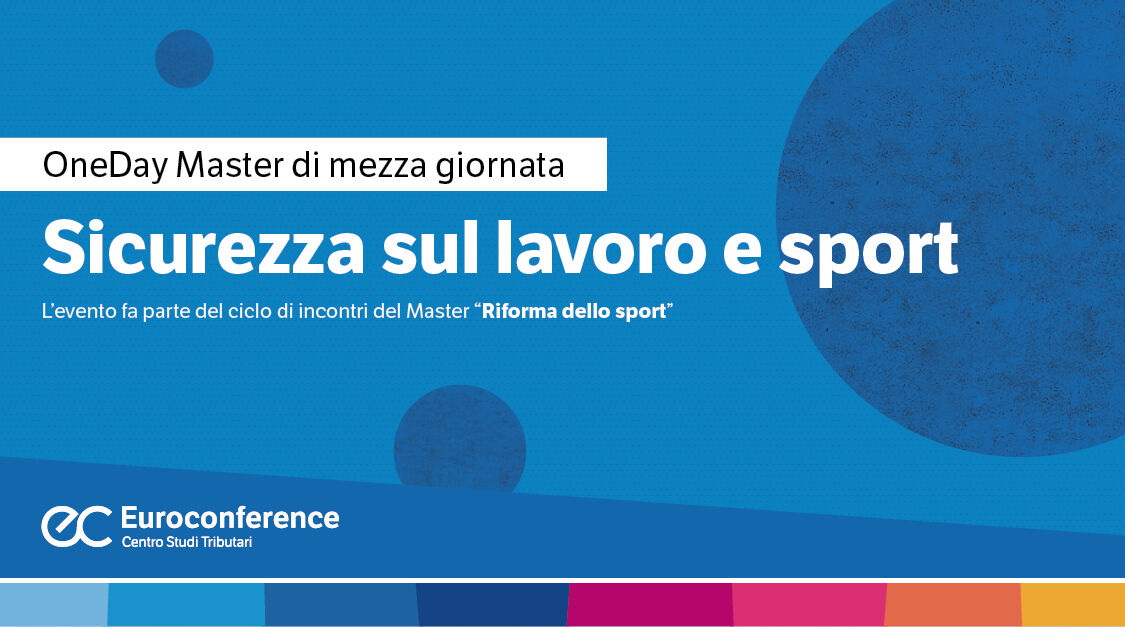 Immagine Sicurezza sul lavoro e sport | Euroconference